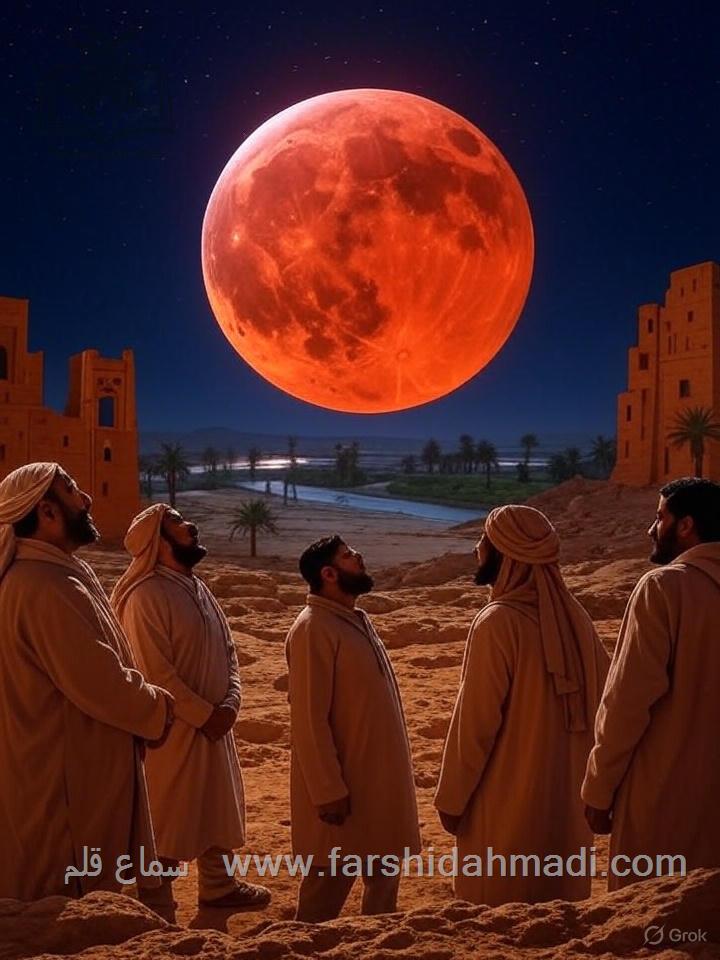 آیا حضرت مولانا اشاره ای به ماه گرفتگی دارد ؟